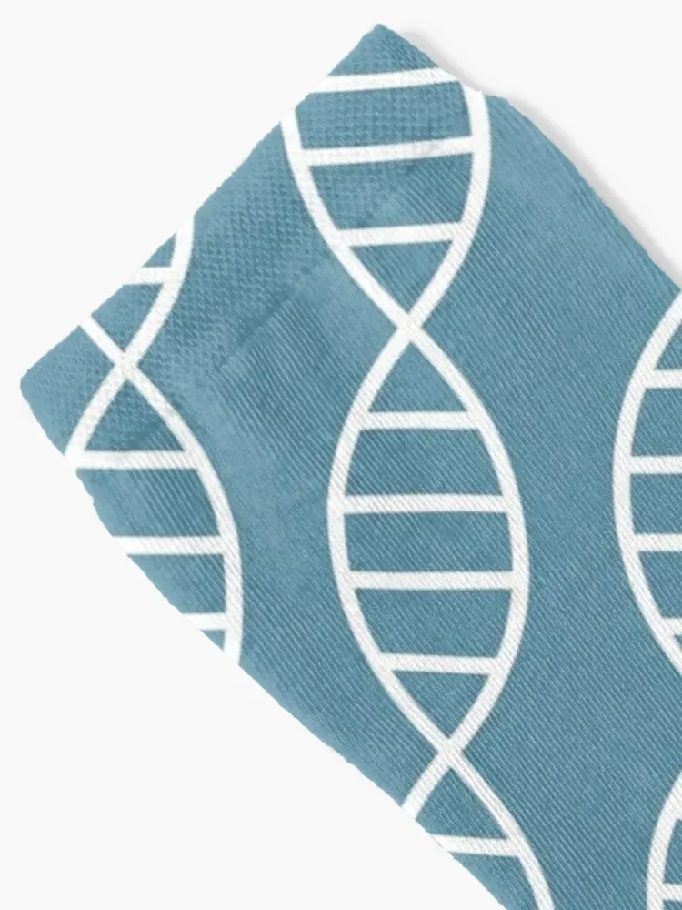 Голубые носки DNA Biotech с рисунком сумасшедшие чулки компрессионные Нескользящие