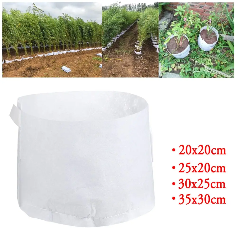 

Экологичный утолщенный садовый инструмент, контейнер для аэрации, пакет для растений, контейнер для корней, круглые тканевые горшки