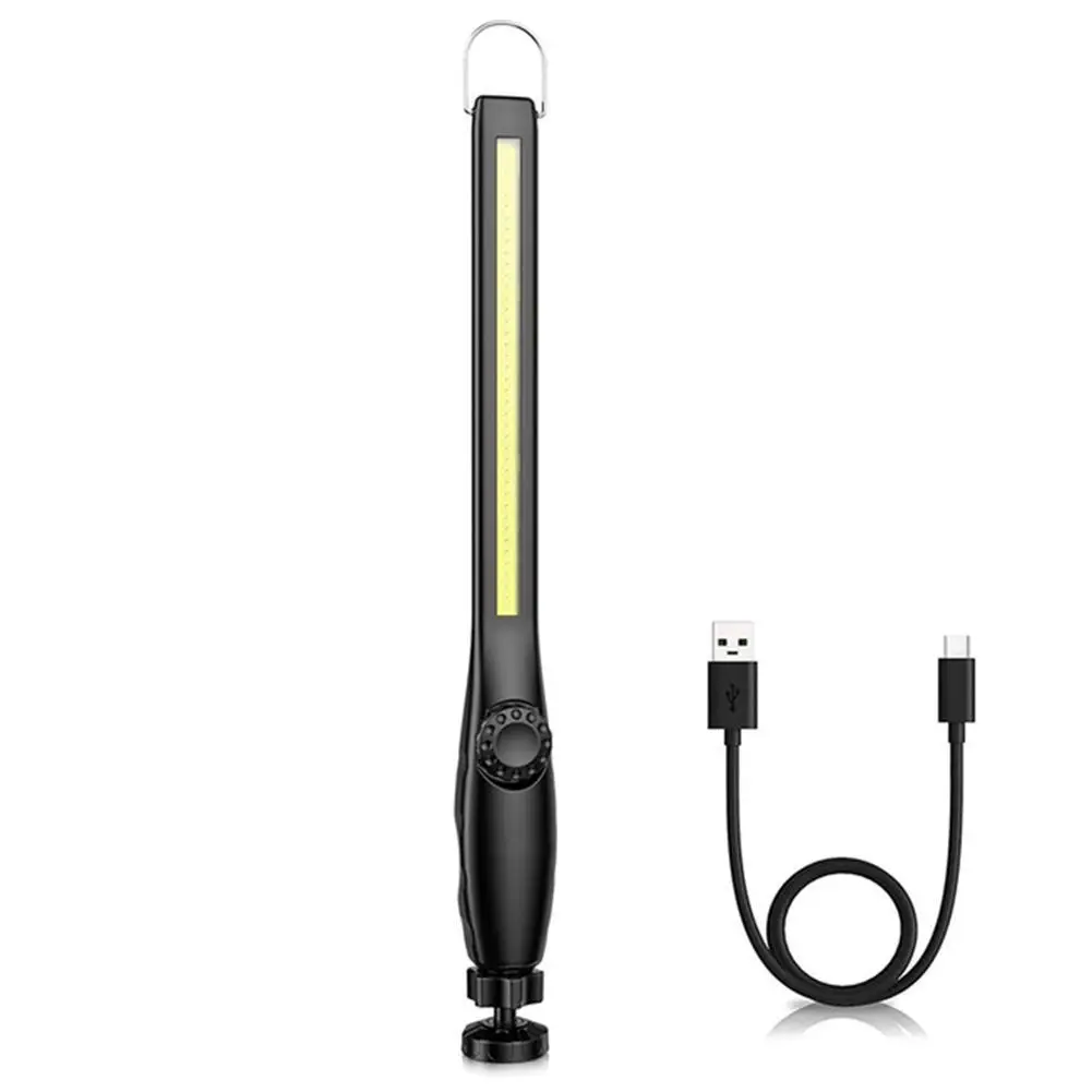 

Car Dimmable LED Inspection Lights Black Rechargeable LED COB Slim Work Light Mechanic Flashlight Lamp Bar Camping Torch
