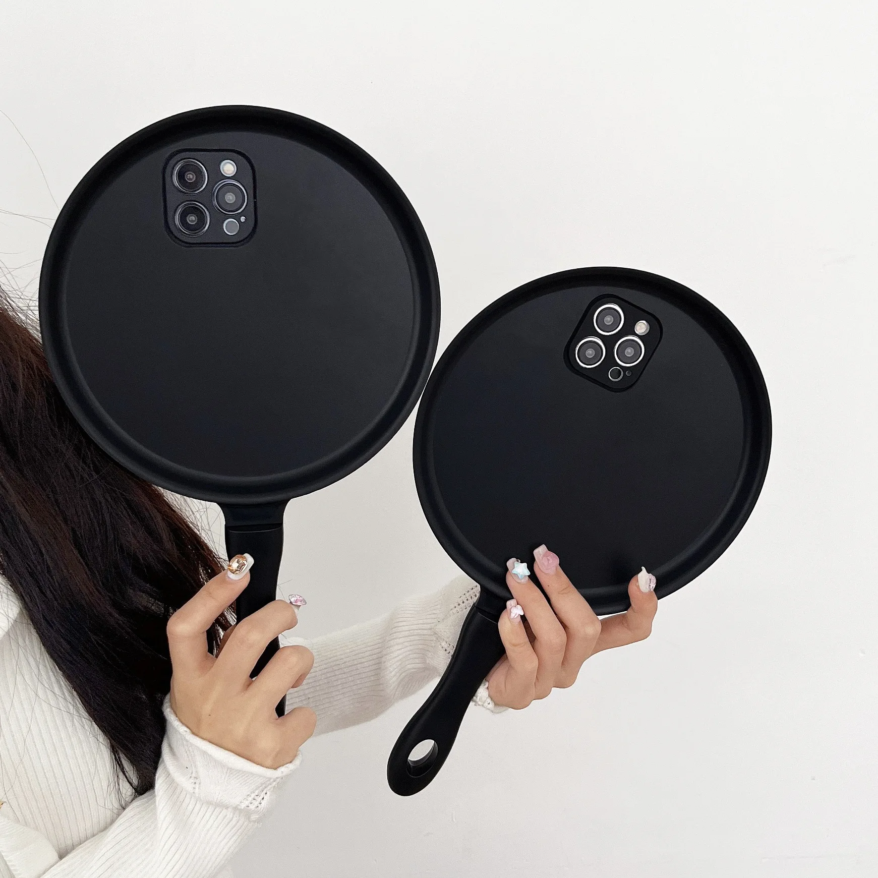 Защитный чехол для телефона забавная креативная сковорода подходит IPhone 15 14 13 Pro Max