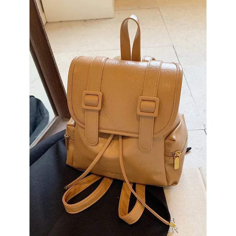 Женский рюкзак большой вместимости Fallow Retro Sense новинка 2024 в консервативном стиле