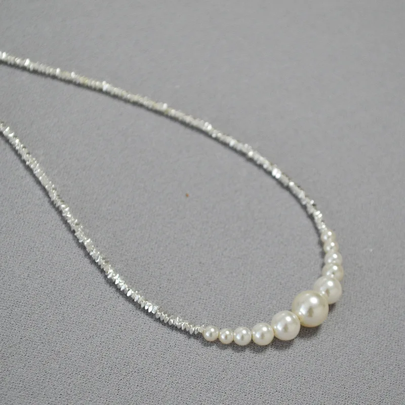 

Женские серьги-подвески из серебра, с имитацией жемчуга