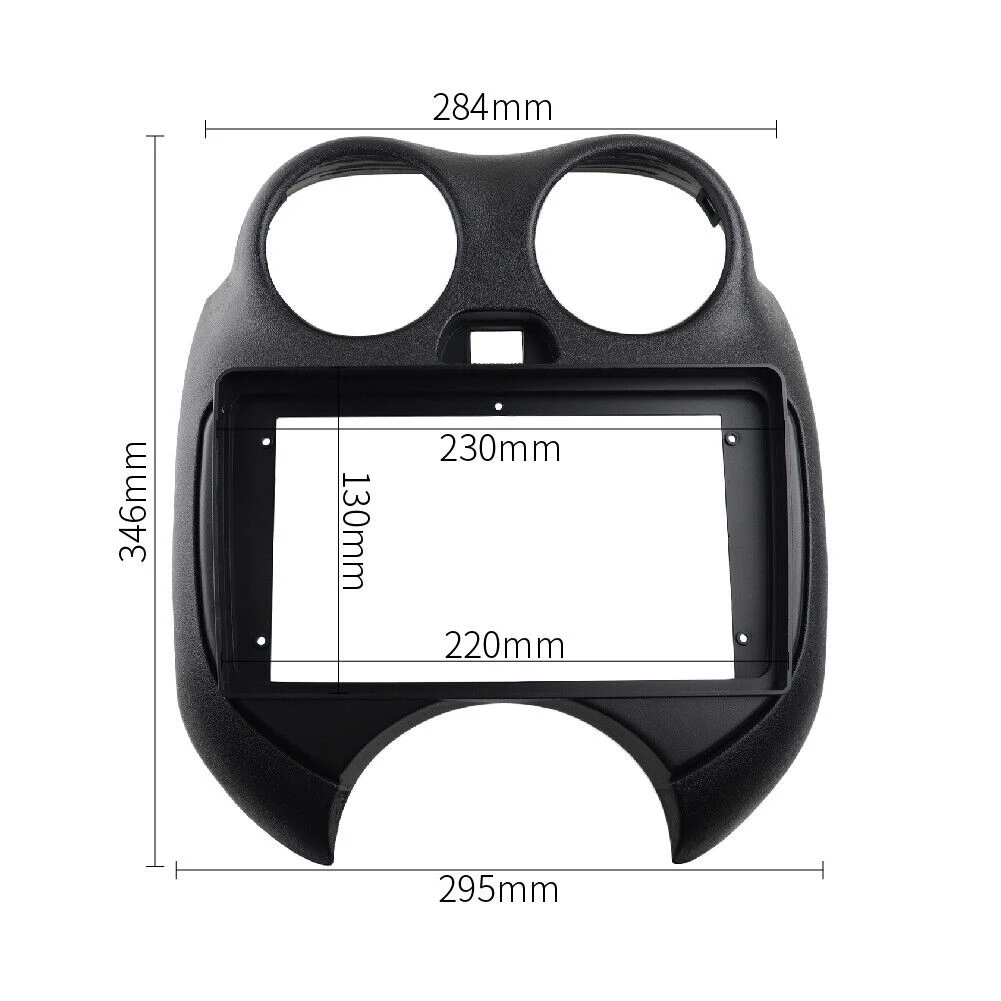 

Durable High Quality Practical Panel Frame Radio Fascia Black OEM Quality Plug And Play Replacements Accessories