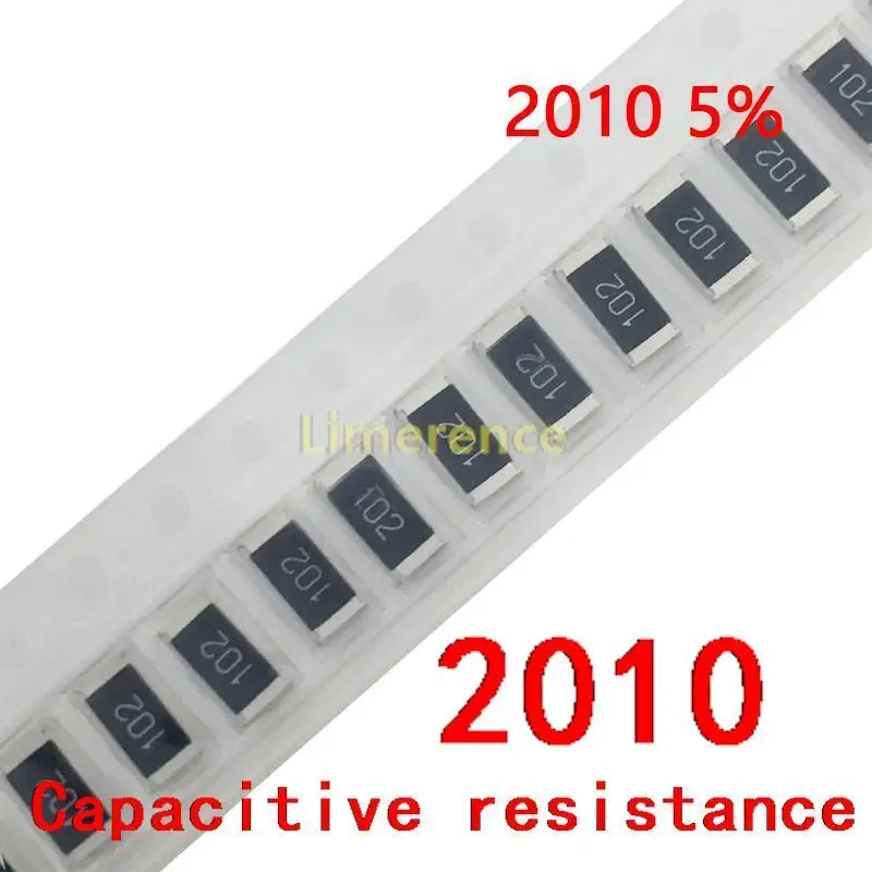 

50pcs 2010 5% 3/4W SMD Chip Resistor resistors 0R - 10M 0 10 100 220 470 ohm 0R 10R 100R 220R 470R 1K 2.2K 4.7K 10K 100K 1M 10M