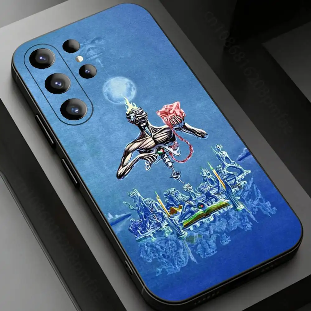 Чехол для телефона Rock Band I-Iron Maiden для Samsung Galaxy S24,25,26,23 22,21,S20 Plus Ultra FE, мягкие чехлы-футляры (art.: 3920da505b0df) - 3920da505b0df