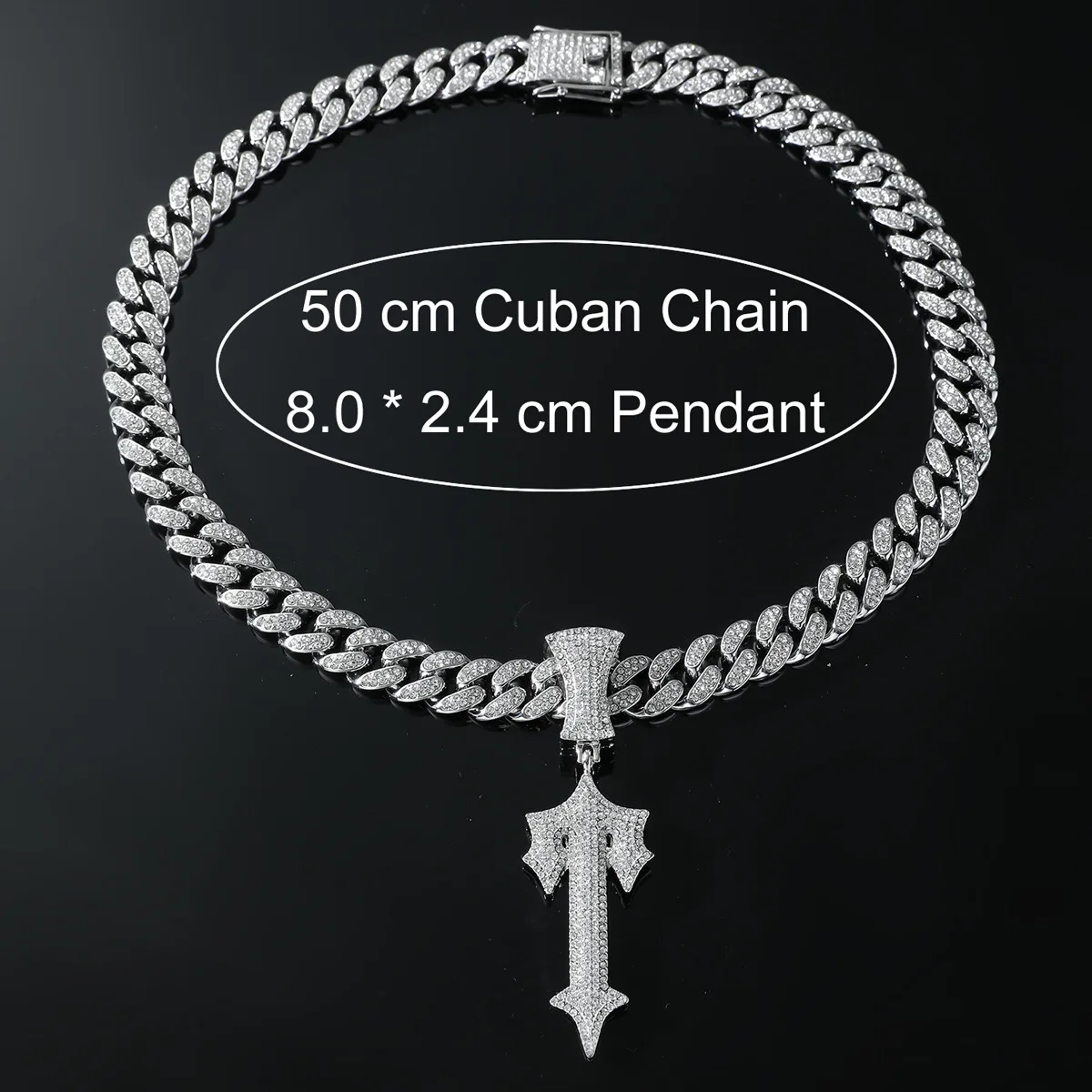 Новинка мужская и женская цепочка в стиле хип-хоп кубинская 13 мм с надписью со