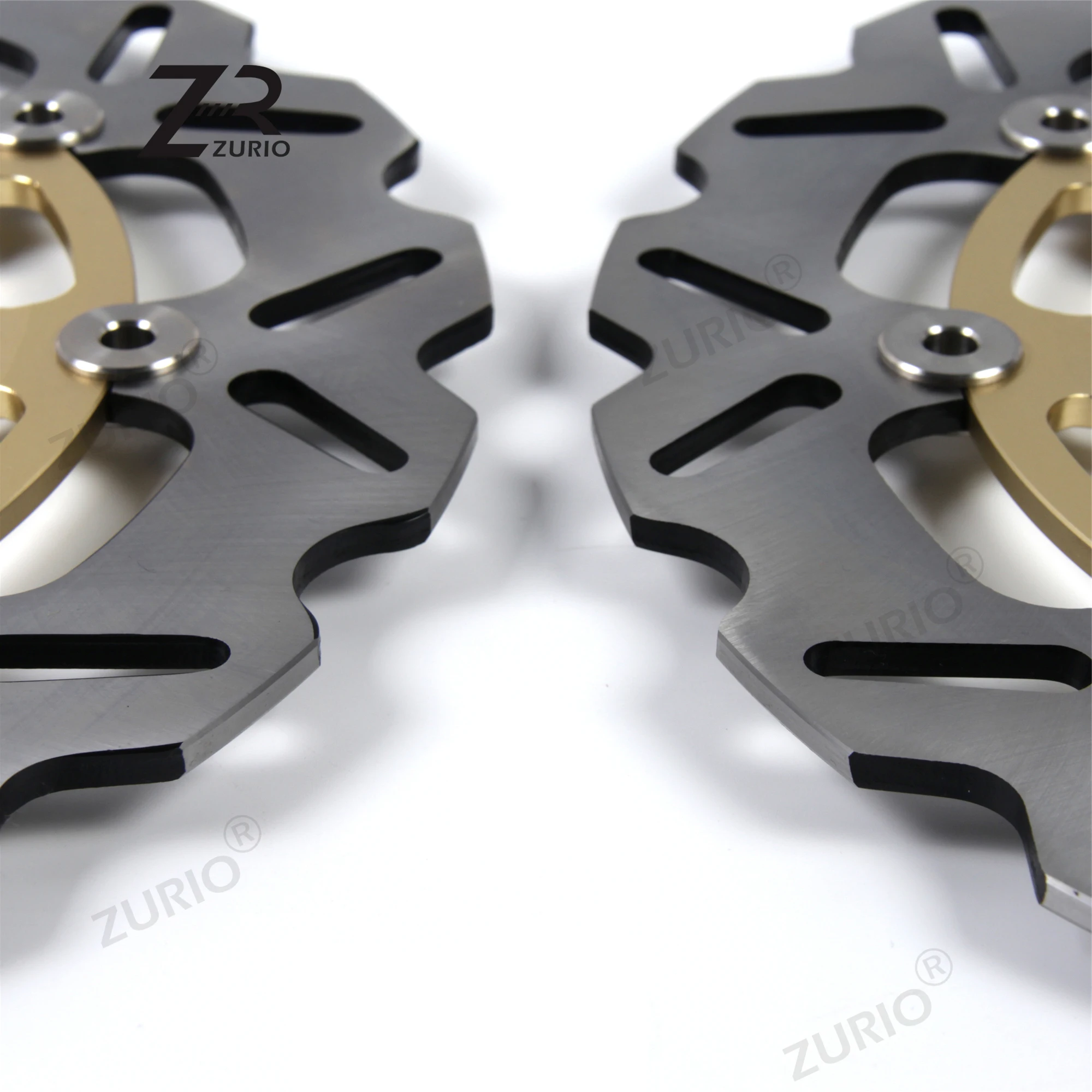Фото Передний тормозной диск ZURIO для KAWASAKI ZX7R ZX7RR NINJA 750 1996-2003, тормозные диски с ЧПУ, роторы ZX-7R ZX-7RR 97 98 99 2000 2001 2002 №5