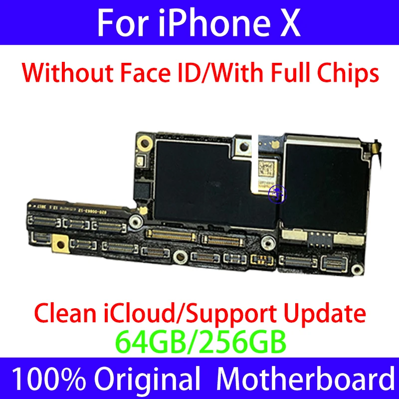 Оригинальная материнская плата для iphone xr x разблокированная iPhone XR/X с/без Face ID с