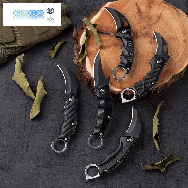 

CSGO коготь складной карманный нож из цинкового сплава нержавеющая сталь портативный механический тактический нож Counter Strike EDC