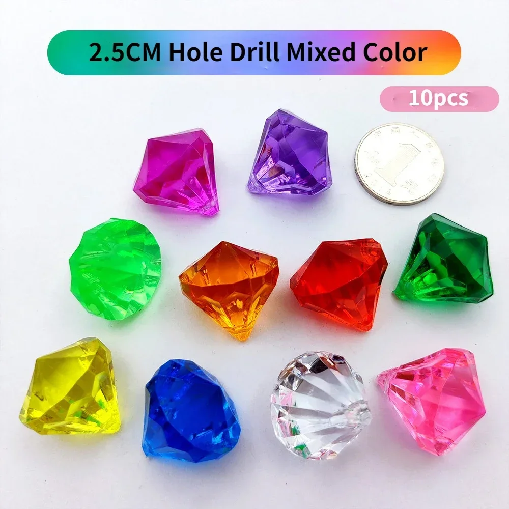 

Набор из 10 искусственных алмазных кристаллов