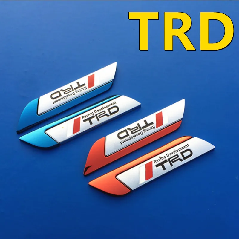 

Автомобильные аксессуары TRD 3D металлические автомобильные наклейки для Toyota Camry chr yaris hilux rav4 avensis t25 Reiz aygo corolla Highlander