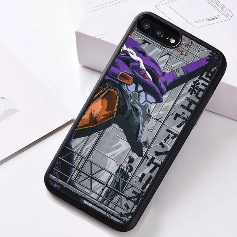 

Genesis Evangelion NGE EVA Japan Anime Phone Case Rubber For iphone 12 11 Pro Max Mini XS Max 8 7 6 6S Plus X 5S SE 2020 XR