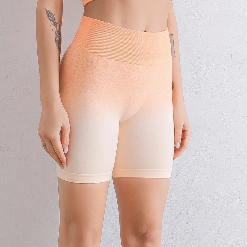 GymHUB Buttocks Yoga Sports Shorts Hip Lift Tight Seamless Fitness Ladies Pants