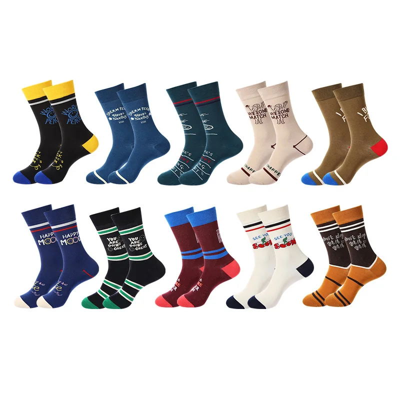 

New Men Women Cotton Socks Casual Cycling Crew Street Skateboard Socks Happy Funny Harajuku Sox Meias Compression Socks