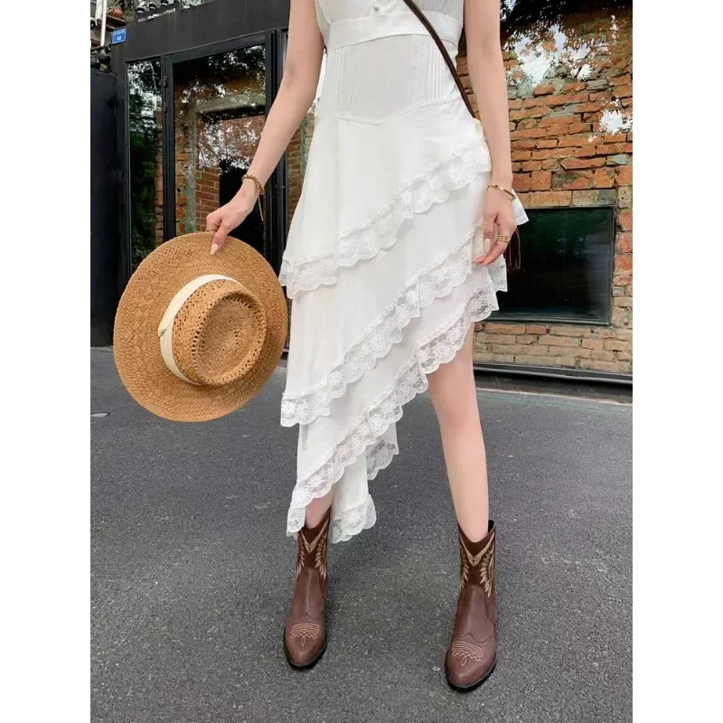 Женские ботильоны с заостренной вышивкой узкие рыцарские ботинки на массивном