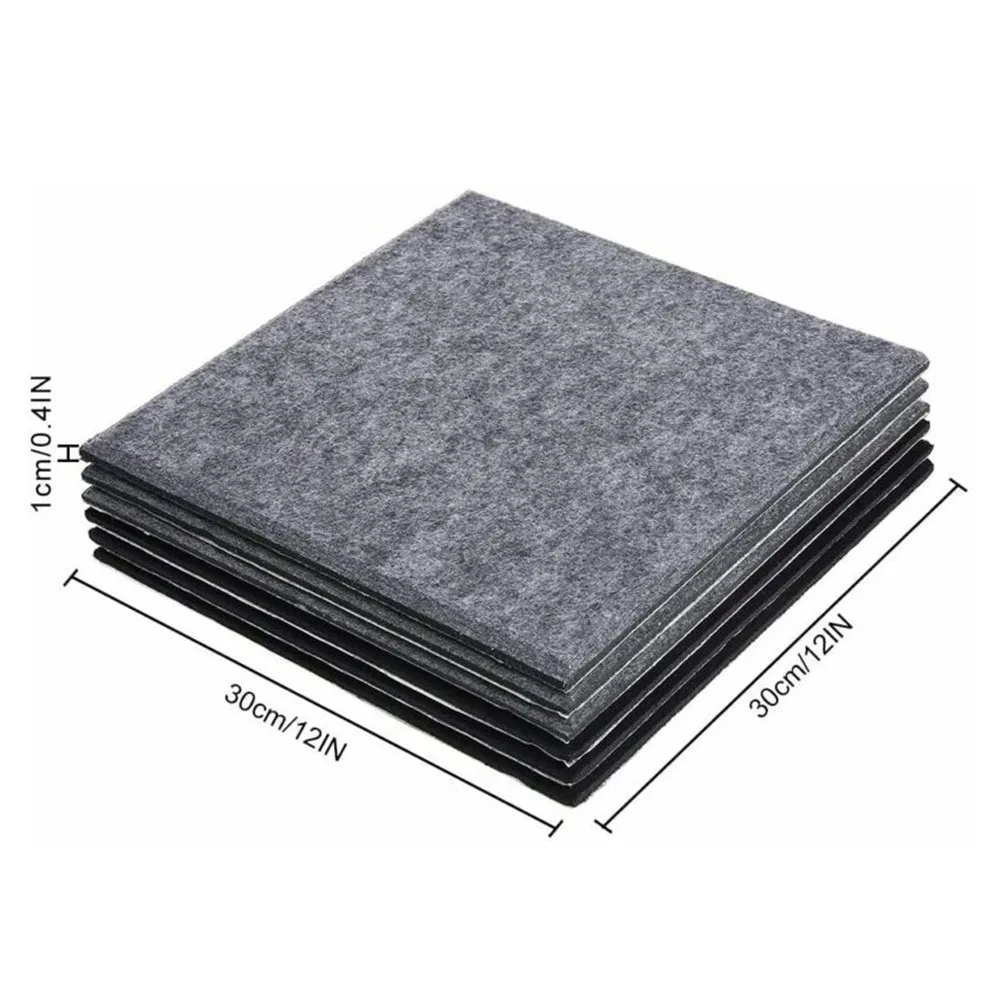 

6 шт., звукопоглощающие панели 12x12x0,4 дюйма