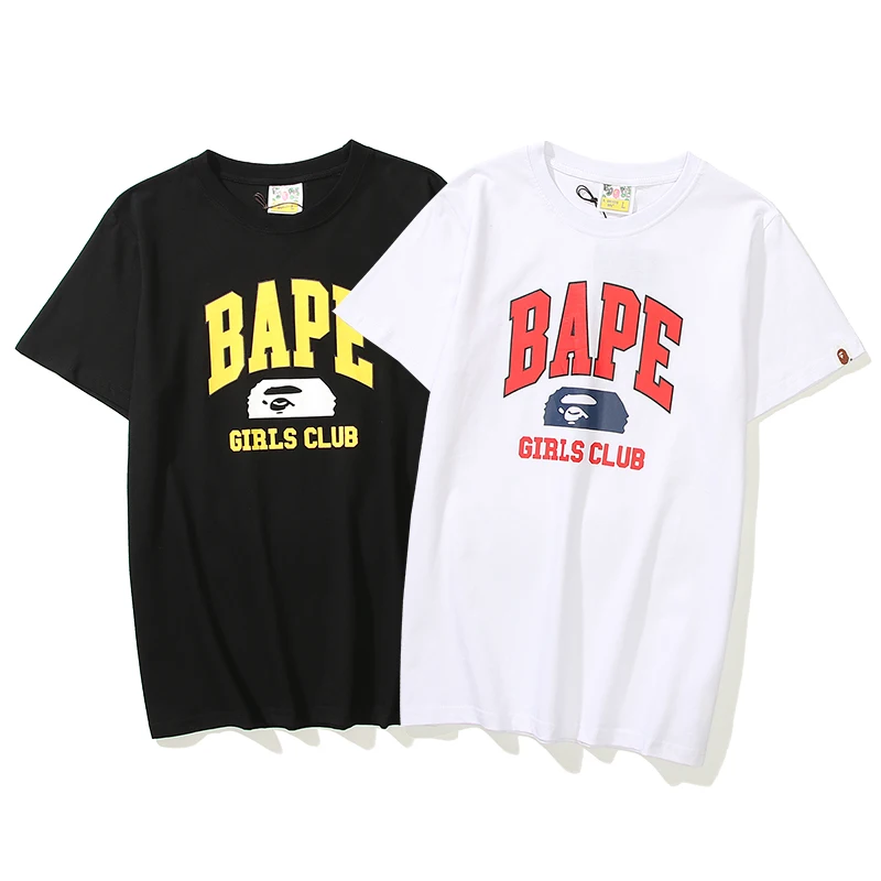 

Fashion BAPE Short Sleeve by Bathing Ape 2022 Japanese Tide Brand High Quality Short Sleeve Casual Hip Hop Cotton T-Shirt#24