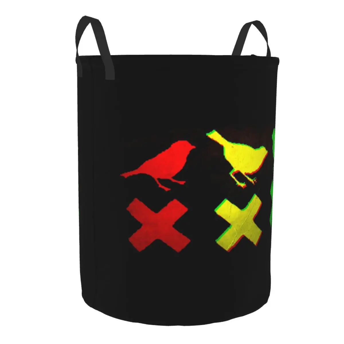 Корзина для белья с тремя маленькими птицами Ajax Bob Marley 3 Большая корзина хранения