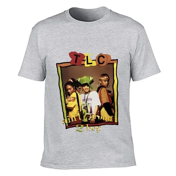 Camiseta de Tlc лёгкий 2 Proud Beg para hombre camisa с принтом Topharajukkuu 1992