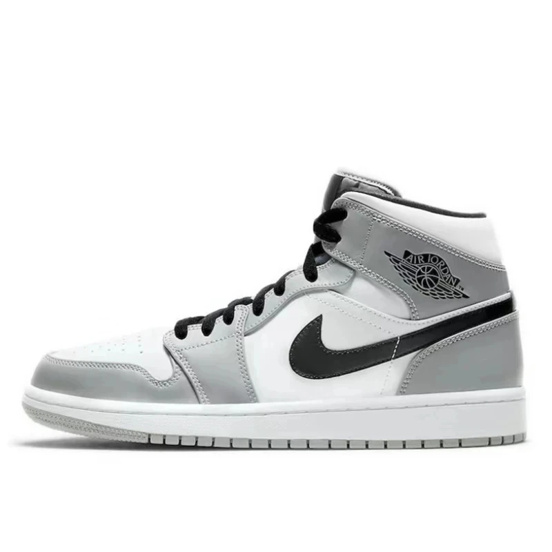 Оригинальные баскетбольные кроссовки Air Jordan 1 ретро средние светло-дымчатые