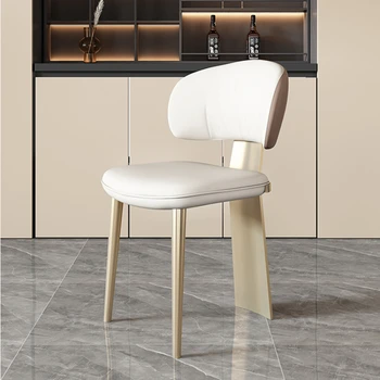 Light luxury high-end dining chair modern minimalist size apartment stool household Italian designer style net red leisure 