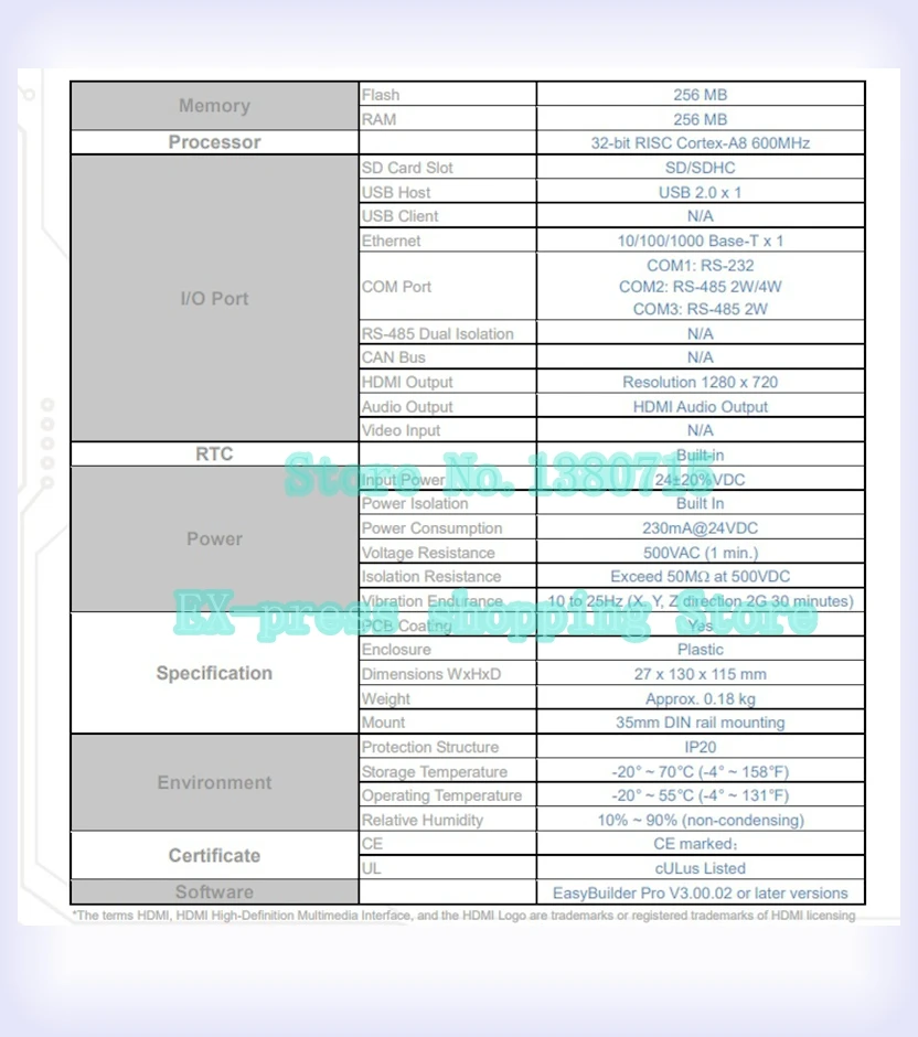 MTV-100 mTV 100 Weintek с аудиовыходом HDMI USB-хост RS-232 256 Мб новинка в коробке