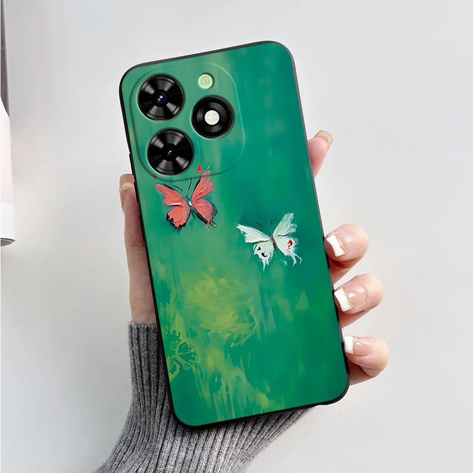 Креативная нишевая защита от падения для Tecno Spark Go 2024 модные чехлы телефона 20C