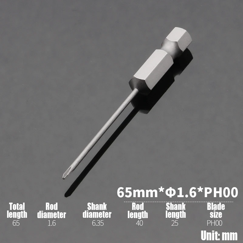 

1 шт. электрическая насадка для Отвертки Phillips PH00 PH1 PH2 сильная Магнитная насадка 65 мм/100 мм крестовая насадка для отвертки ударная насадка