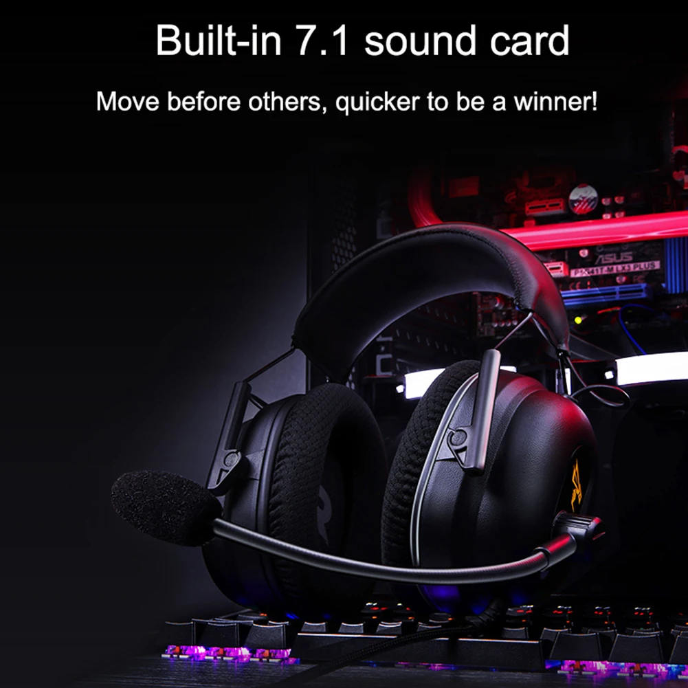 

Проводные наушники G936N 3,5 мм/USB проводные наушники с микрофоном для ноутбука, геймера, ПК, стереонаушники, дышащие наушники