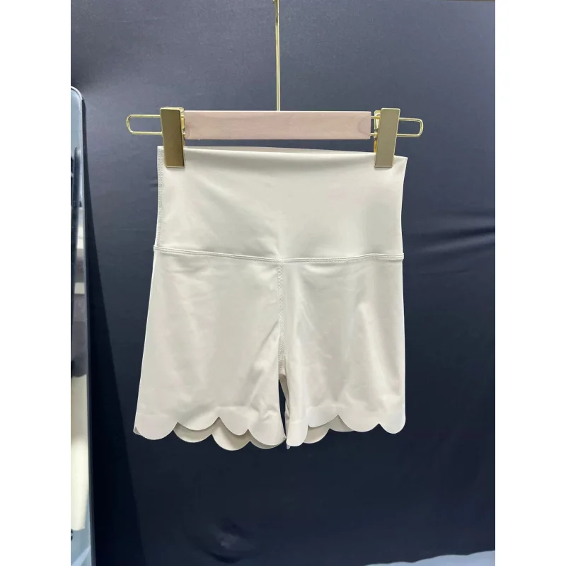 FUBEIKE женские велосипедные шорты с высокой талией кружевные для йоги спортивная