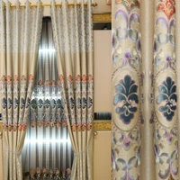 new curtains for living dining room bedroom european style embroidery light luxury high end window curtain room decor