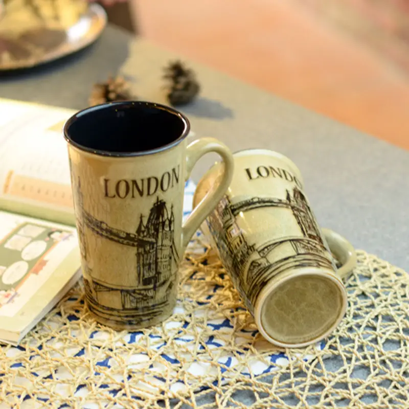 

Vintage Porcelain Mugs Reusable Cute Sublimation Mugs Creative Afternoon Tea Nordic Kahve Fincan Takimlari Coffee Cup Set