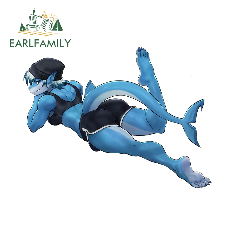 

EARLFAMILY 13 см x 10 см для пушистых виниловых автомобильных аксессуаров, наклейки для кемпера, граффити, окон мотоцикла, забавная виниловая автомобильная пленка, декор