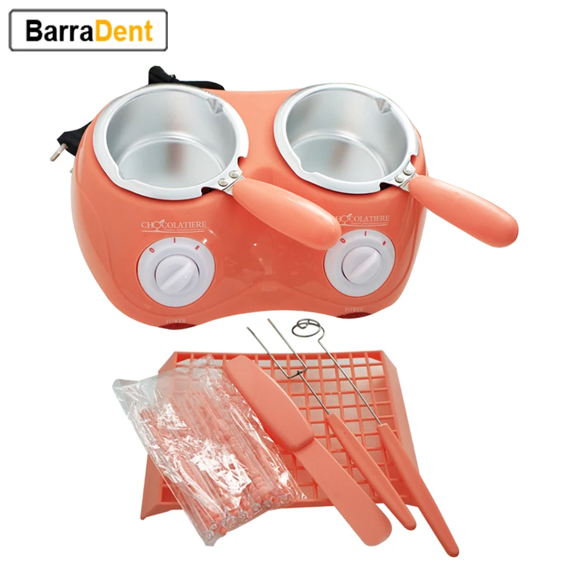 

Двойной электрический набор для таяния шоколада, двойной кастрюль, Нагреватель шоколада с формой, инструменты «сделай сам» для конфет или с...