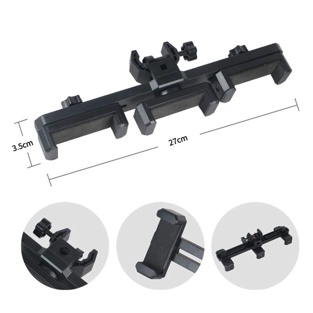 

Mini Tripod With 3 Clips Mount Holder Mobile Phone Clip Clamp Bracket For Living Broadcast Video Photography Living Show