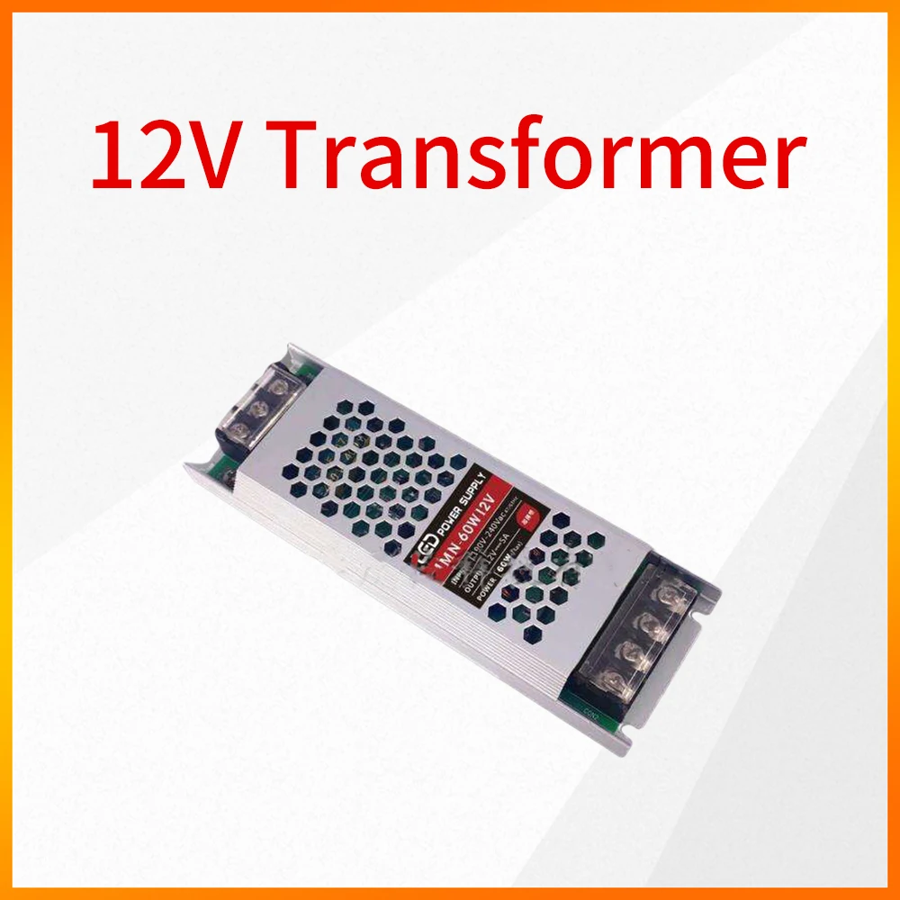 

12V60W 12V100W 12V150W 12V200W 12V300W 12V400W Led Light Box Transformer Suitable For Outdoor Billboard Light Box Power Supply