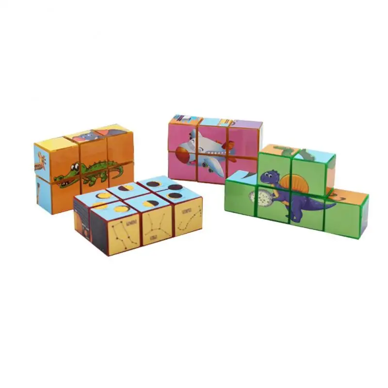 

1set New Puzzle Blocks Creative Assembling Toys Best Selling Early Childhood Education DIY Cube Puzzle Building Blocks