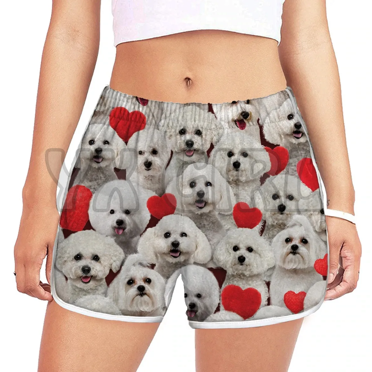 You get a lot of Bichon Frize  Women's Shorts 3D All Over Printed Shorts Quick Drying Beach Shorts Summer Beach Swim Trunks