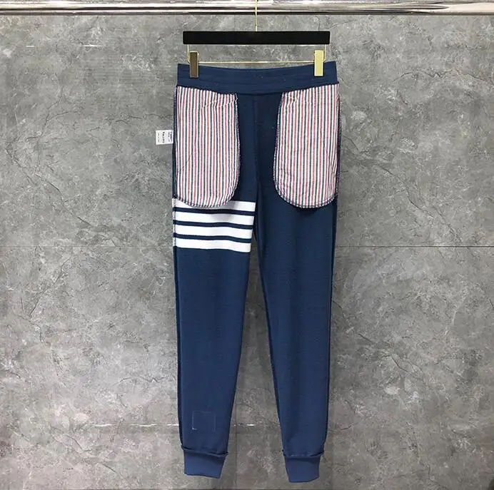 Mans Sweatpants New Blue Cotton Women Casual Sports Trousers Tracksuit Bottoms Mens Jogger Track Pant Sweatpants Men