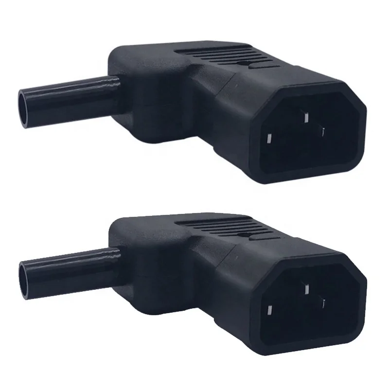 

IEC Straight Cable Plug Connector C13 C14 10A 250V Black female&male Plug Rewirable Power Connector 3 pin AC Socket