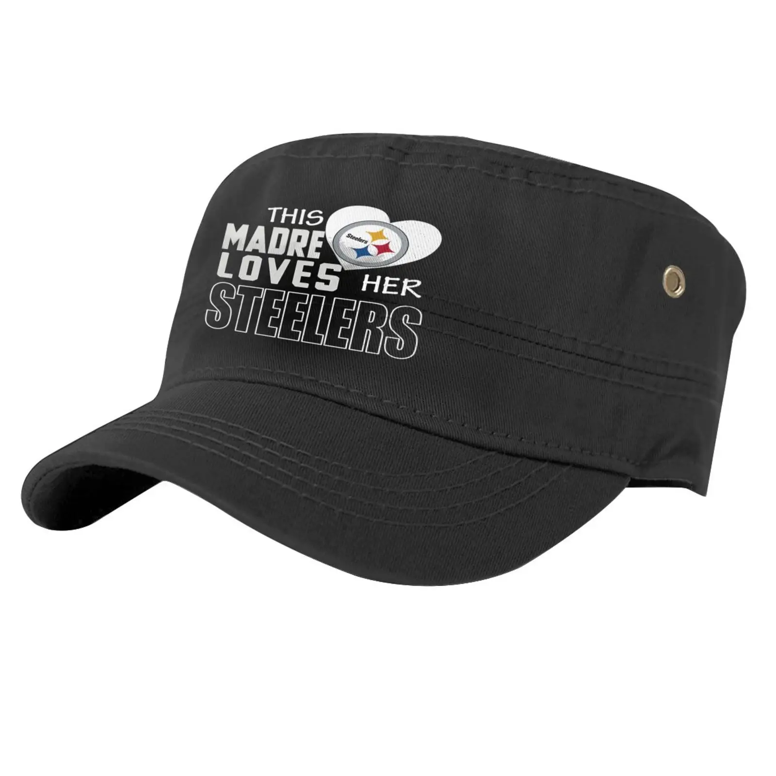 

This Madre Loves Her Steelers Caps For Men Cap Male Man Hat Beret Brazil Beanies For Women Cowgirl Women's Bucket Hat Mens Cap