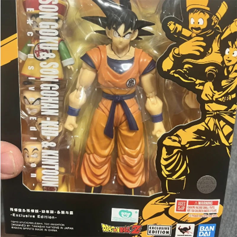Подлинная 100% Bandai Dragon Ball Sh Figuarts Son Goku Gohan Kid Jiren Trunks Shf Sdcc Exclusive Edition Фигурки Collec