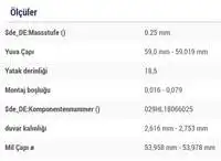 

029 h20869025 для основной кровати поло CORDOBA ROOMSTER FABIA 1.4tdi AMF BAY CFWA 0,25