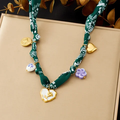 DIEYURO Ожерелье из нержавеющей стали с сердцем