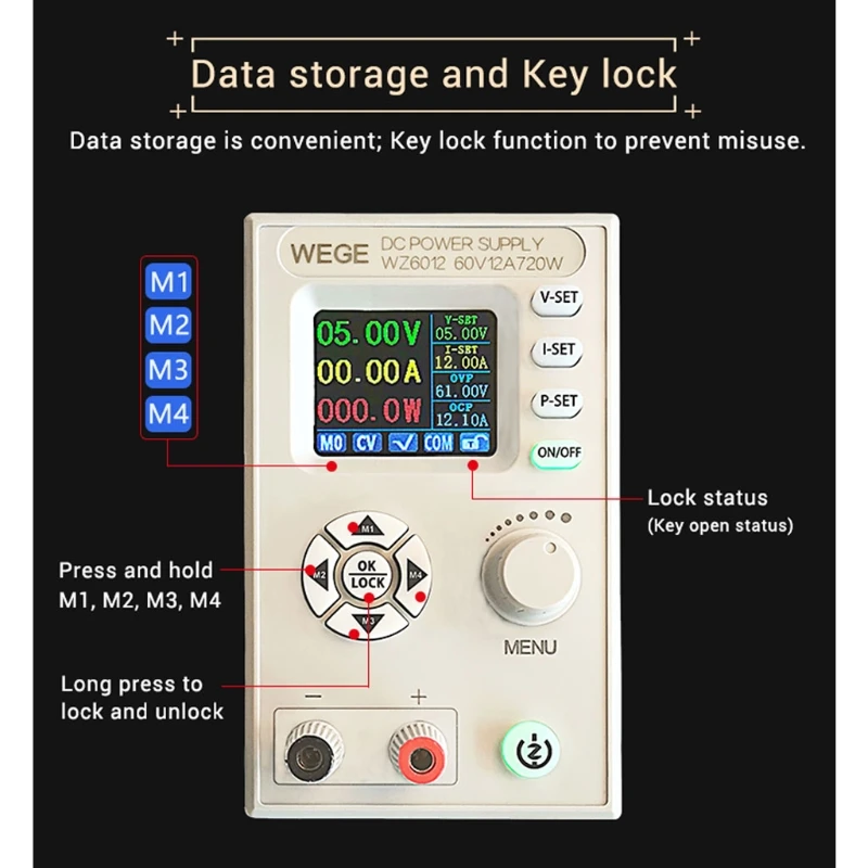 Регулируемый понижающий преобразователь высокой мощности с ЧПУ для источника