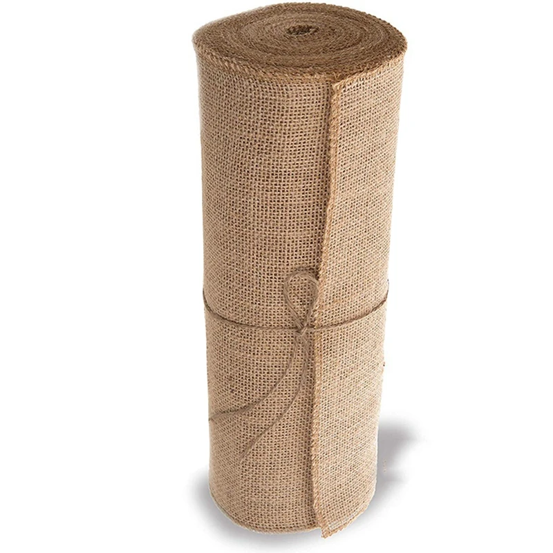 

Burlap Doily Roll-30Cmx275cm. Нескользящее одеяло с краями. Рулоны из мешковины подходят для свадеб, столов