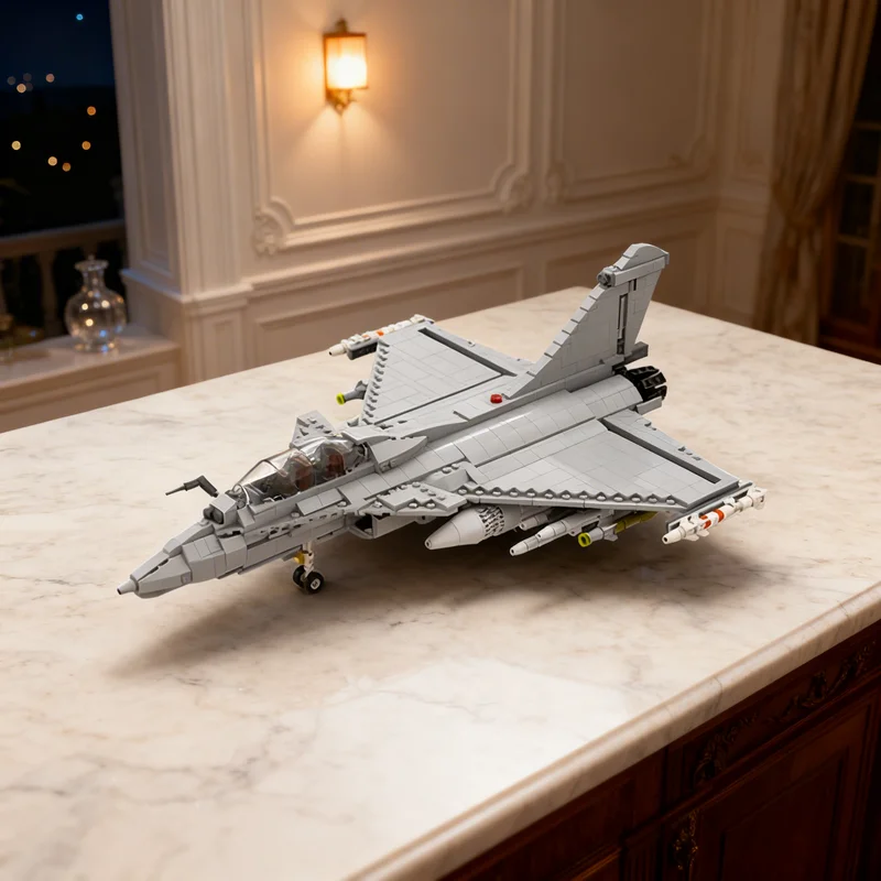 1216 деталей MOC Creator Expert Dassault RAFALE 1:33 Масштаб Минифигурки V2 Модель Конструктор Рождественские Подарки Игрушка 3D-дисплей (art.: 3920dd0e09fe4) - 3920dd0e09fe4