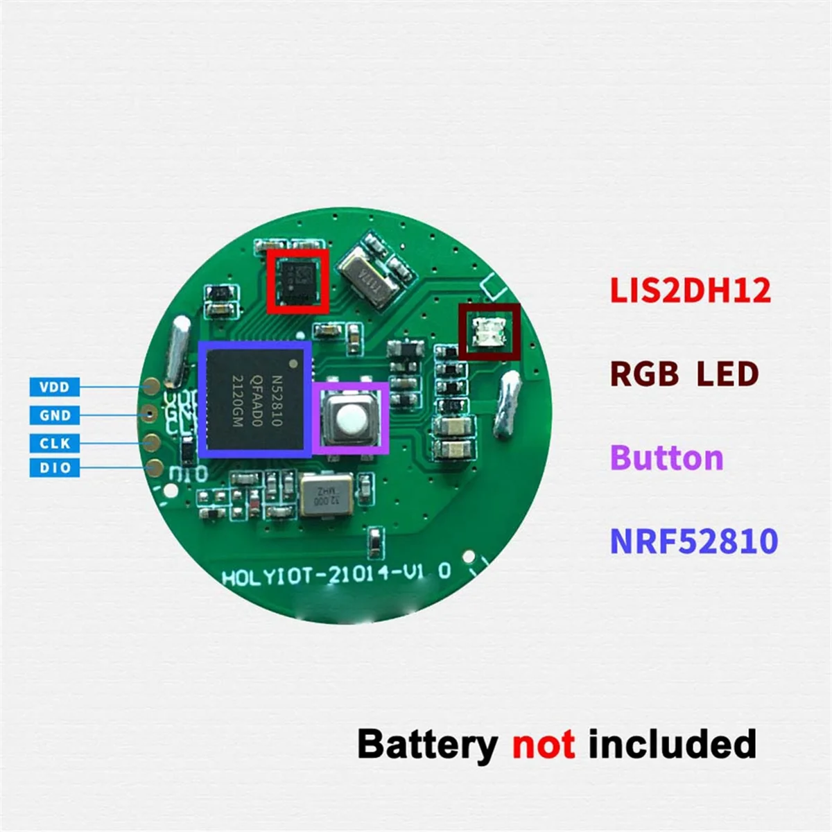 Hyiot NRF52810 3-осевой акселерометр Bluetooth-маяк BLE 5 0