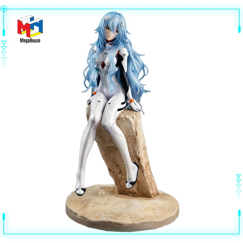 

MegaHouse Original GEM Anime EVANGELION EVA Shin Evangelion GekijoubanAyanami Rei Long Hair Ver. Model Figures Collection Model