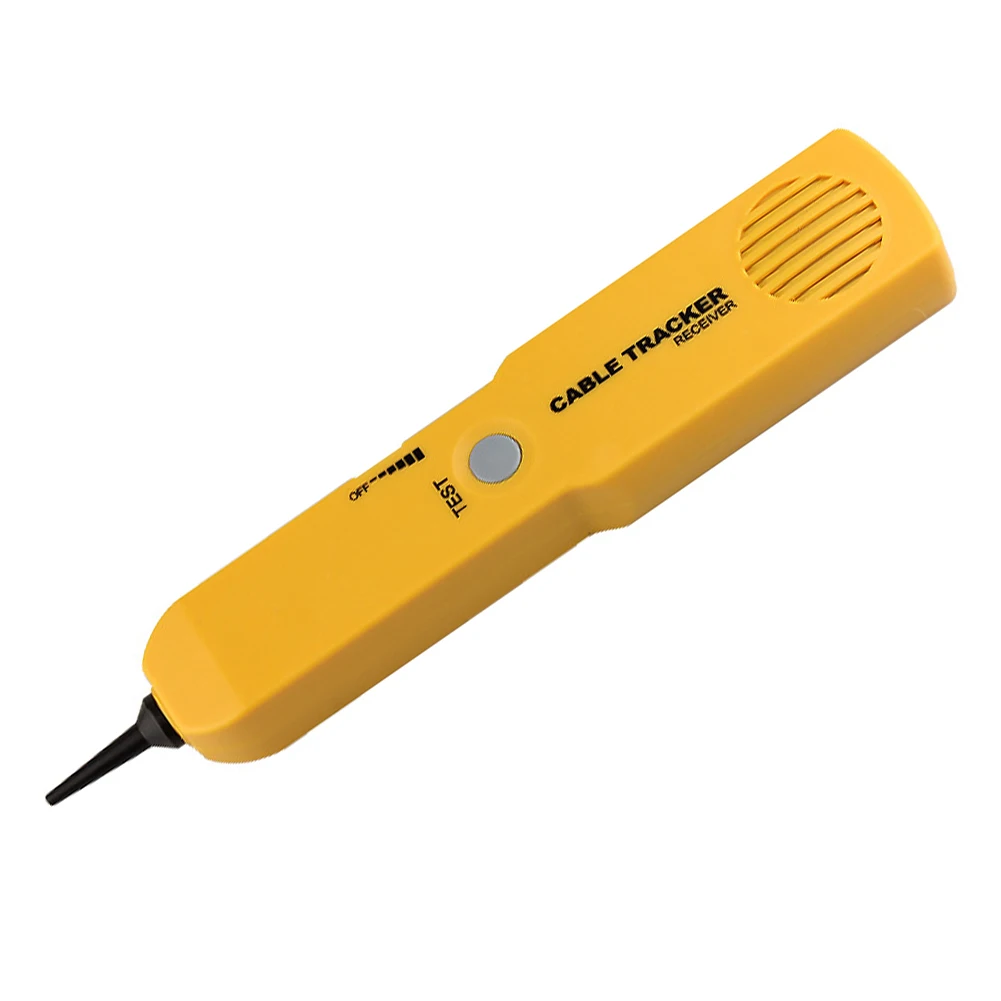

RJ11 Wire Tracker Instrument Telephone Cable Tester Tools Network Portable ABS Yellow Diagnose Tone Durable Practical Detector